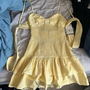 Yellow summer dress